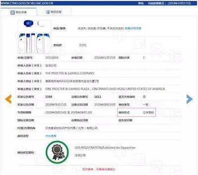 海飛絲三維標志商標申請為何一波三折？